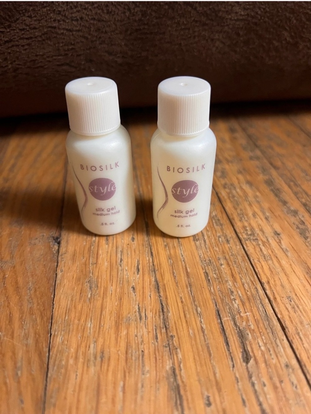 Biosilk Medium hold silk gel .5 oz X 2